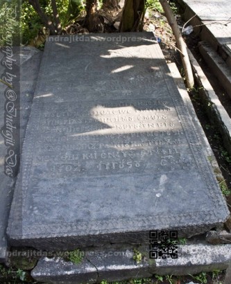 Garave of Alexander Argeery or Hadjee Alexios Argyree -Greek Cemetery Kolkata (Calcutta)